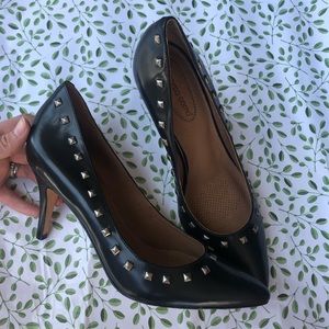 Corso Como Studded Black Pumps Sz10 EUC